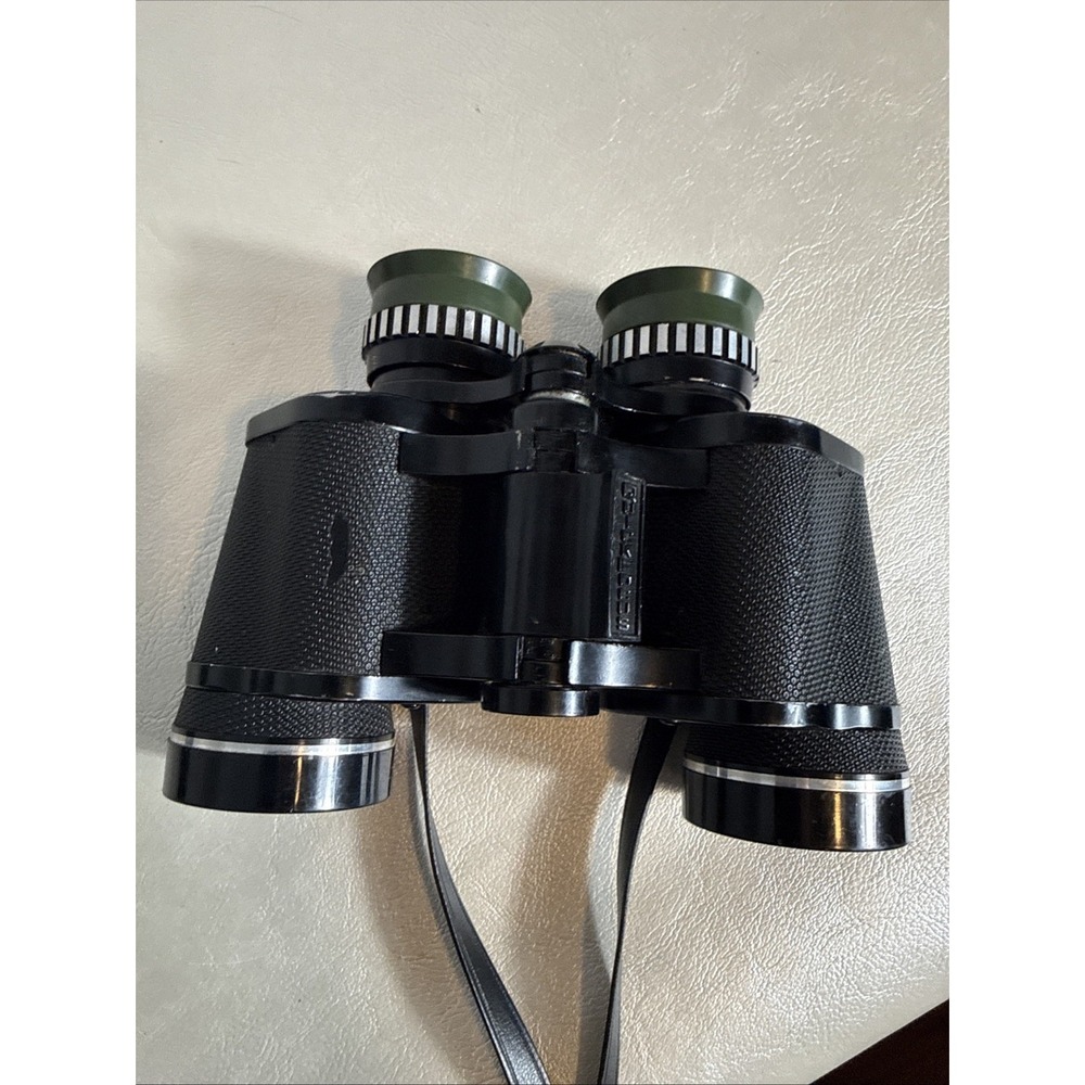 Vintage Focal Siam Cat Optics 8x35 Coated Binoculars Night Vision Adapted